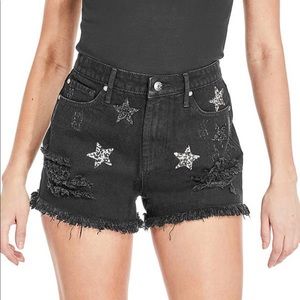 Guess Black Denim shorts